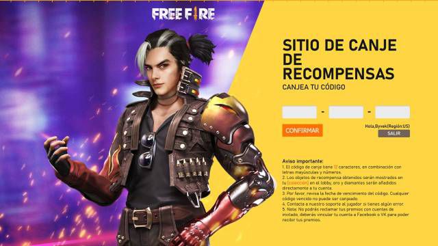 guia completa como canjear los codigos de free fire paso a paso